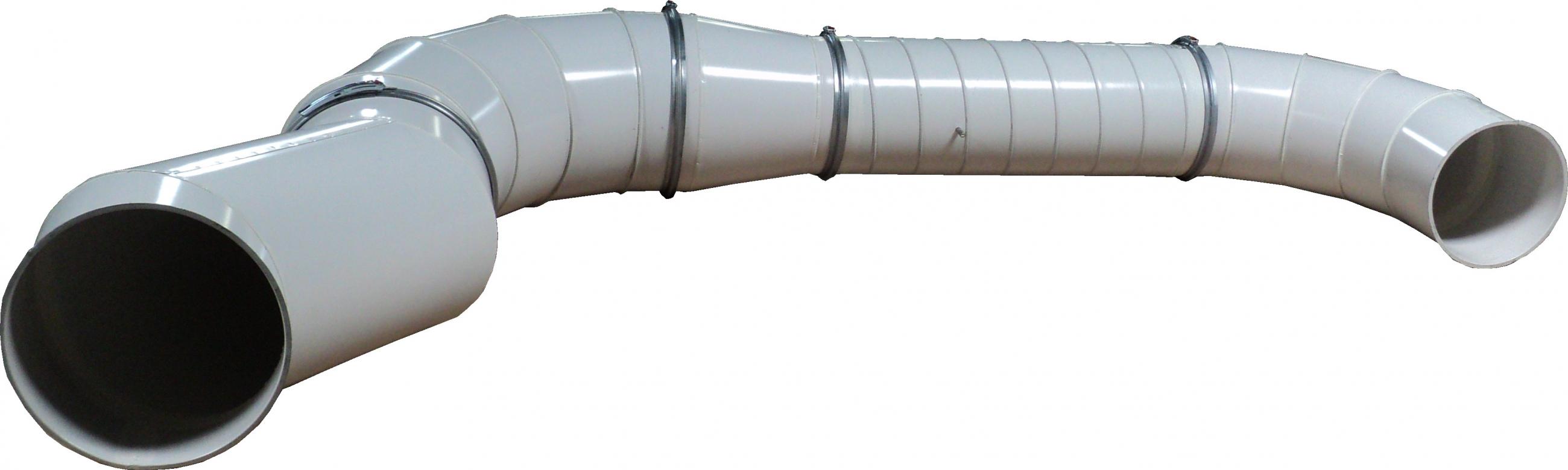 PCD Coated Spiral Ductwork